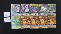 Pokemon Espeon & Deoxys GX & Charizard & Braxien GX RR Set Lots 10 S.Chinese - Image 1