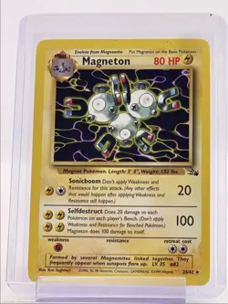 MAGNETON 1999 POKEMON BASE FOSSIL RARE 26/62 Q2386 - Image 1