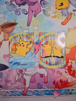 2000 Topps Pokemon Series 2 DITTO #132 Stick-Ons (5 of 10) Pikachu 25 (8 Of 10) - Image 1