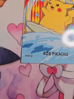 2000 Topps Pokemon Series 2 DITTO #132 Stick-Ons (5 of 10) Pikachu 25 (8 Of 10) - Image 4