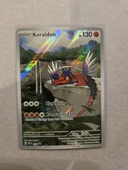 Koraidon Black Star Promo Full Art Scarlet & Violet Base Pokemon TCG 14 - Image 1