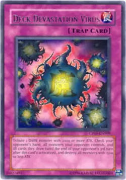 Deck Devastation Virus - CP05-EN009 - Rare - Unlimited Edition x1 - Lightly Play - Image 1