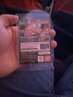 One Piece Monkey D. Luffy US Voyage College Basketball Promo Card SEALED - Image 2