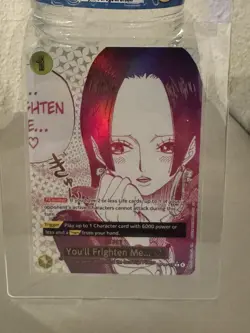 Bandai One Piece You'll Frighten Me... Boa Hancock OP14-118 (R) Foil Event - Image 2