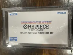 One Piece OP-05 Booster Box Awakening Of The New Era Sealed Mint w/Acrylic Case - Image 2