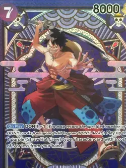 2025 One Piece Monkey D Luffy As Luffy-Tarou Alt Art SP BGS 9.5 - Image 3