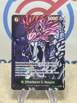 St. Ethanbaron V. Nusjuro One Piece OP13-080 (Alt Art) Carrying On His Will - Image 1