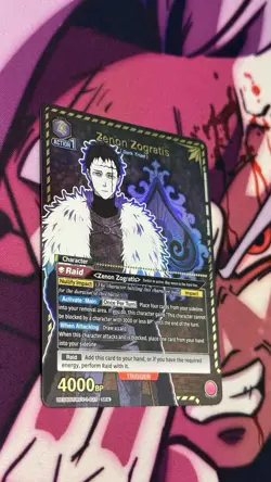 Zenon Zogratis Alt SR* (1-Star) Alt Art – Union Arena Black Clover ENGLISH - Image 3