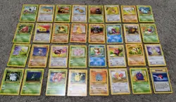 1999 Pokemon JUNGLE Set COMPLETE Non Holo UNCOMMON COMMON Cards #31-64 Lot NM+ - Image 1