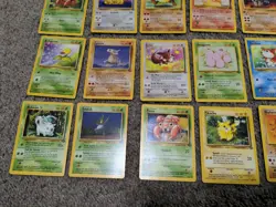 1999 Pokemon JUNGLE Set COMPLETE Non Holo UNCOMMON COMMON Cards #31-64 Lot NM+ - Image 4