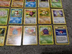 1999 Pokemon JUNGLE Set COMPLETE Non Holo UNCOMMON COMMON Cards #31-64 Lot NM+ - Image 5