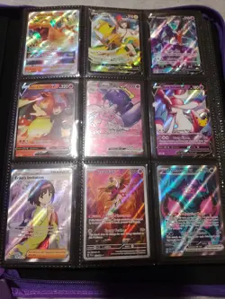 Pokemon Cards 108 TCG Trading Cards Collection Binder Included - Image 1