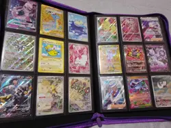 Pokemon Cards 108 TCG Trading Cards Collection Binder Included - Image 2