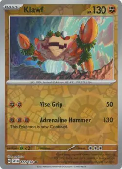 Klawf 122/198 Reverse Holo | Scarlet & Violet | Pokemon Card - Image 1