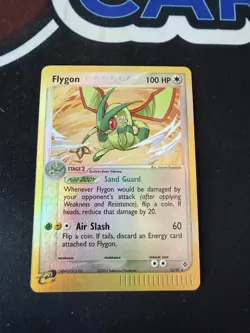 Pokemon Flygon Card 15/97 Reverse Holo Card, EX Dragon, 2003, Pokemon TCG DMG - Image 1