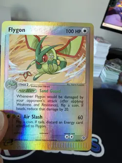 Pokemon Flygon Card 15/97 Reverse Holo Card, EX Dragon, 2003, Pokemon TCG DMG - Image 2