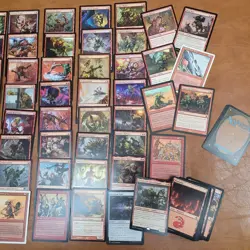 Red **GOBLINS** Tribal Deck = COMMANDER 100 Cards MTG Compete Whole EntirelyFun - Image 2