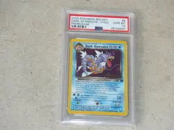 2000 POKEMON ROCKET DARK GYARADOS CARD HOLO PRE-RELEASE #8 POKEMON PSA 10 - Image 1