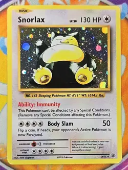 🔥2016 Pokemon TCG Snorlax XY179 Holo Promo Card Black Star Promos NM👍📈 - Image 1
