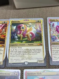 Magic the Gathering Secret Lair Ponies Galloping set of 5 cards in box as shown - Image 3