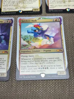 Magic the Gathering Secret Lair Ponies Galloping set of 5 cards in box as shown - Image 5