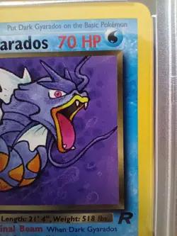 PSA 7 Dark Gyarados 1st Edition Team Rocket 25/82 WOTC Vintage Pokemon Card - Image 5
