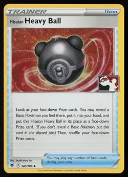 Pokemon Hisuian Heavy Ball 146/189 Prize Pack Series Cards Cosmo Holo Pack Fresh - Image 1