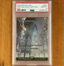 PSA 10 | Crystal of Altar Cave, R 0061, FOIL, MTG Final Fantasy Through the Ages - Image 1
