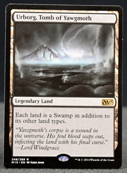 Mtg Urborg, Tomb of Yawgmoth NM M15 Core Set Magic the Gathering Land - Image 1