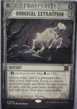 Surgical Extraction - Outlaws of Thunder Junction: Breaking News: #19 Nm C252 - Image 1