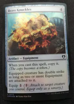 Brass Knuckles - Foil - CMM - NM Unplayed - EN - 0372 - Image 1