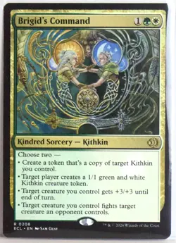 Brigid's Command [New, Near Mint] Rare MTG {Lorwyn Eclipsed} - Image 1
