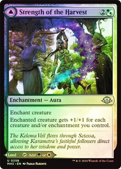 mtg magic Strength of the Harvest haven FOIL ENGLISH Force de la moisson Havre - Image 1