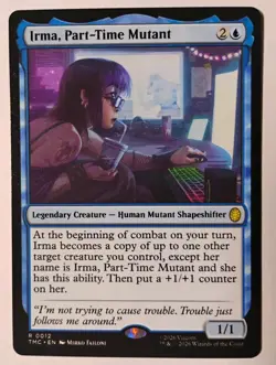 Irma, Part-Time Mutant MTG, Teenage Mutant Ninja Turtles Eternal, Rare, NM - Image 1