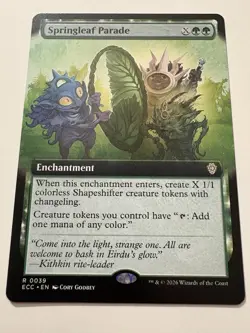 Springleaf Parade (Extended Art) Commander: Lorwyn Eclipsed Regular - Image 1