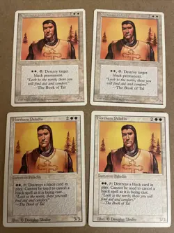 Northern Paladin X (4) MTG Revised X2, 4th X2 LP/NM Mtg - Image 1