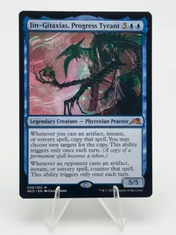 Jin-Gitaxias, Progress Tyrant M Kamigawa: Neon Dynasty Normal 59 MTG LP - Image 1