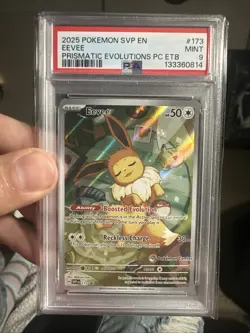 Eevee 173 Promo Prismatic Evolutions Pokemon Center Stamped Mint PSA 9 🔥 - Image 5