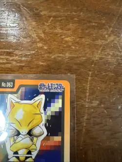 Abra Pocket Monsters Carddass Japanese No.063 Rare Bandai From Japan - Image 3