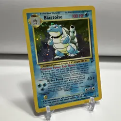 2000 Pokemon TCG Base Set 2 - Blastoise Holo Rare 2/130 MP Not Perfect - Image 2
