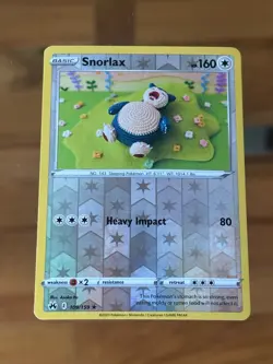 Snorlax 109/159 Reverse Holo Rare Crown Zenith Pokemon Card Buy 2 Get 1 Free - Image 1
