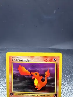 Pokemon Team Rocket Charmander #50/82 1st Edition - Image 3