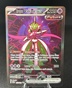 Pokemon TCG Iron Valiant EX Prismatic Evolutions Card 157/131 SV - Image 1