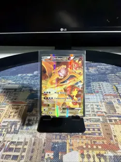 Pokemon TCG Charizard EX XY121 2016 Black Star Promo Full Art Holo - Image 1