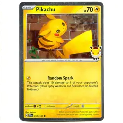 Pikachu | 051 | Pokemon Day 2026, Temporal Forces, TEF, Cosmos Holo - Image 1