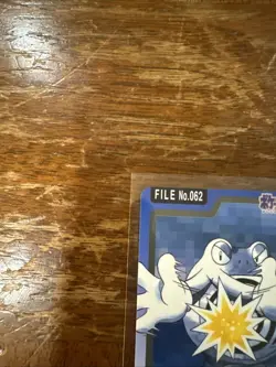 Poliwrath No.062 Pokemon Card Carddass Bandpresto 1997 TCG Nintendo Japanese - Image 2