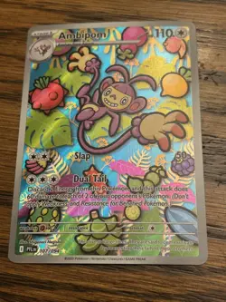 Pokemon Ambipom 107/094 Phantasmal Flames Illustration Rare Holo - NM - Image 1