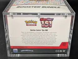 Pokemon 151 SV3.5 Booster Bundle Display Factory Sealed Case W/Acrylic Case - Image 3