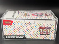 Pokemon 151 SV3.5 Booster Bundle Display Factory Sealed Case W/Acrylic Case - Image 4