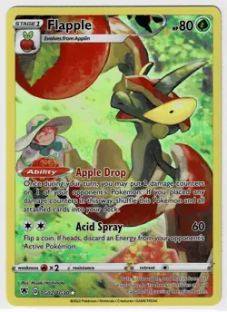 Flapple TG02/TG30 Swsh10 Pokemon Sword & Shield Astral Radiance Trainer Gallery - Image 1